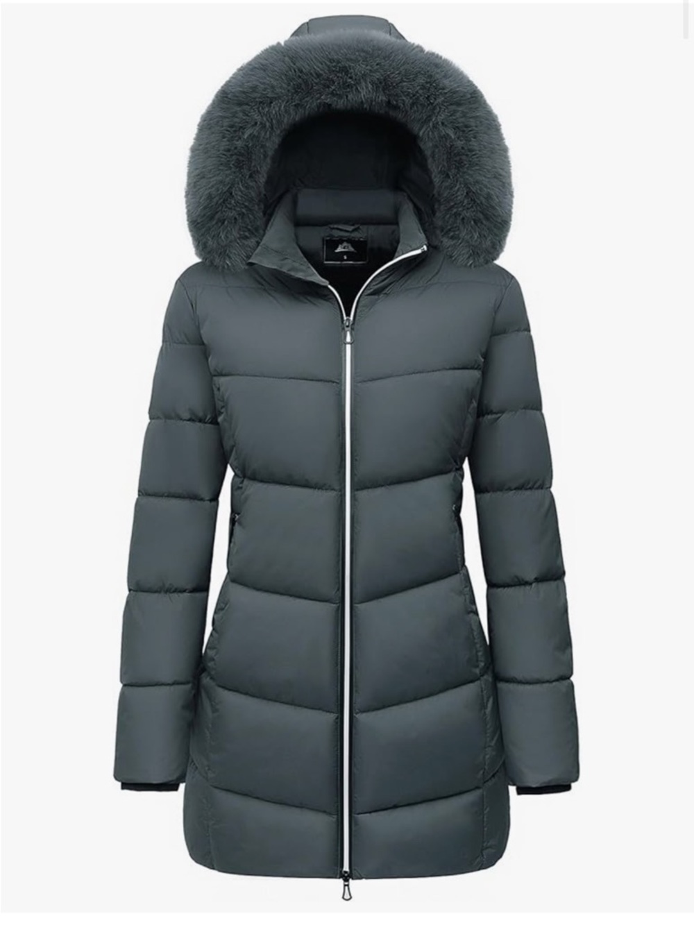 MOERDENG Winter Windproof Warm Coat Waterproof Hooded Puffer Jacket XXL